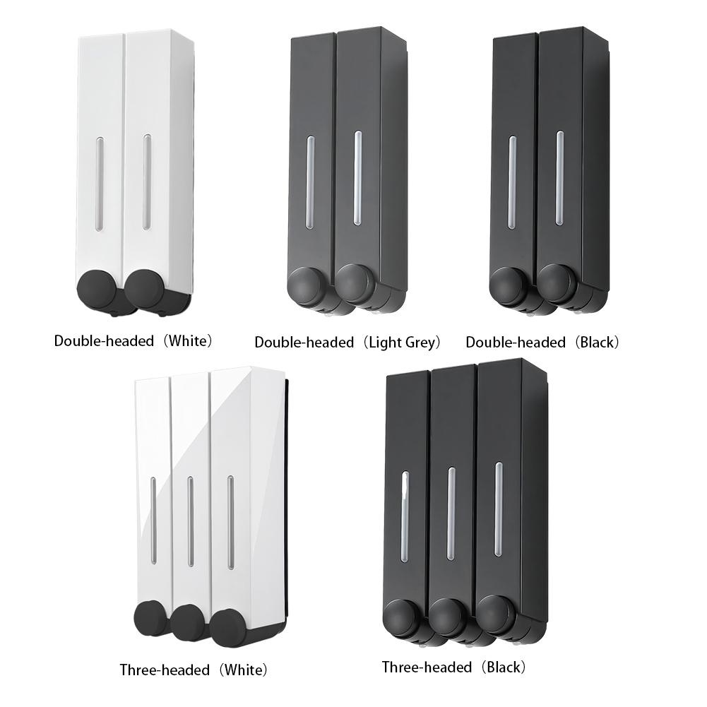 Shower Soap Dispenser No Drill Shampoo and Conditioner Dispenser 500ml Refillable Shower Dispenser for Home & Kitchen