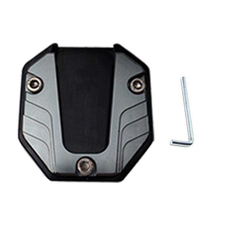 Universal Motorrad Bikes Seite Stativ Sitz Kickstand Extender Fuß Seite Stand Erweiterung Fuß Pad Platte Bike Modifizierte Bein Klammer