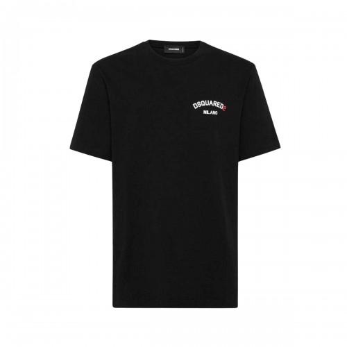 DSquared2 Unisex Adult Rubberised Logo Cotton Regular T-Shirt