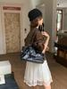 Korean-Style Underarm Tote Bag - Autumn/Winter, Large Capacity, Versatile Commute & Motorcycle Style Shoulder Bag for Women