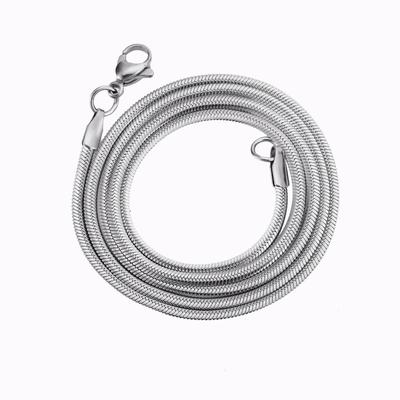 2MM 50-60 CM Stainless Steel Chain Snake Chain Gold/silver Color Non-fading Necklace for Men and Women
