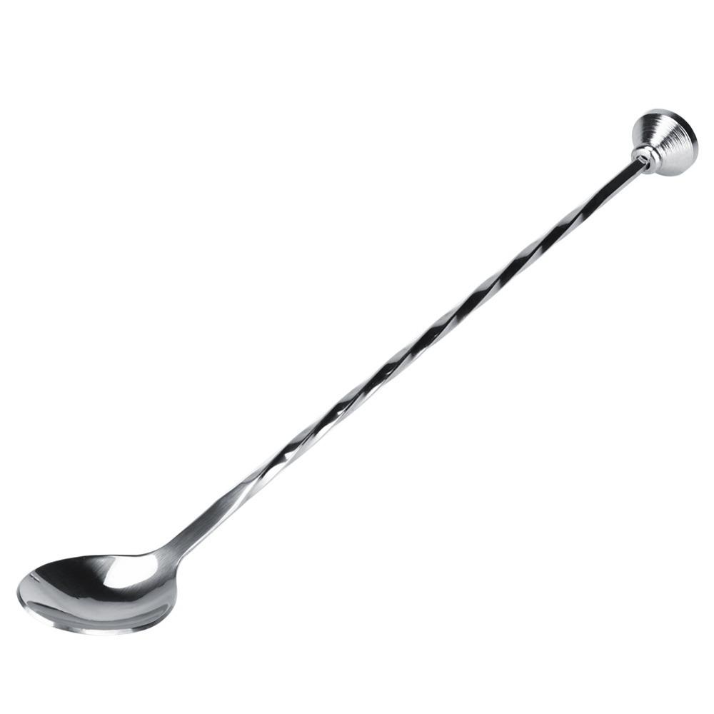 Stainless Steel Stirring Spoon Long Handle Drink Stirrer Cocktail Drink Mixer  Cocktails