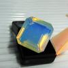 Lab-Created Opal Loose Gemstone 79.80 ct Ethiopian Multi-Color Square October Birthday Birthstone