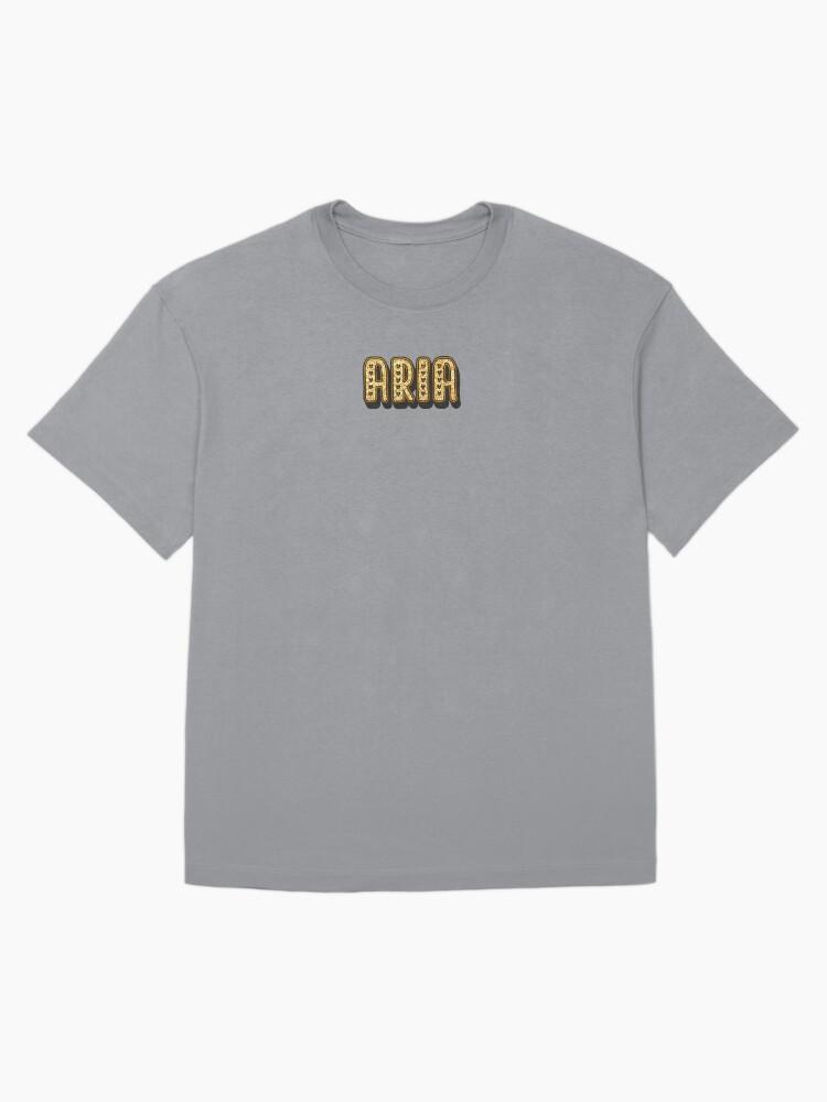 Aria Aria Personalized Name - Funny & Cool Custom Gift for Women Girls Oversized T-Shirt