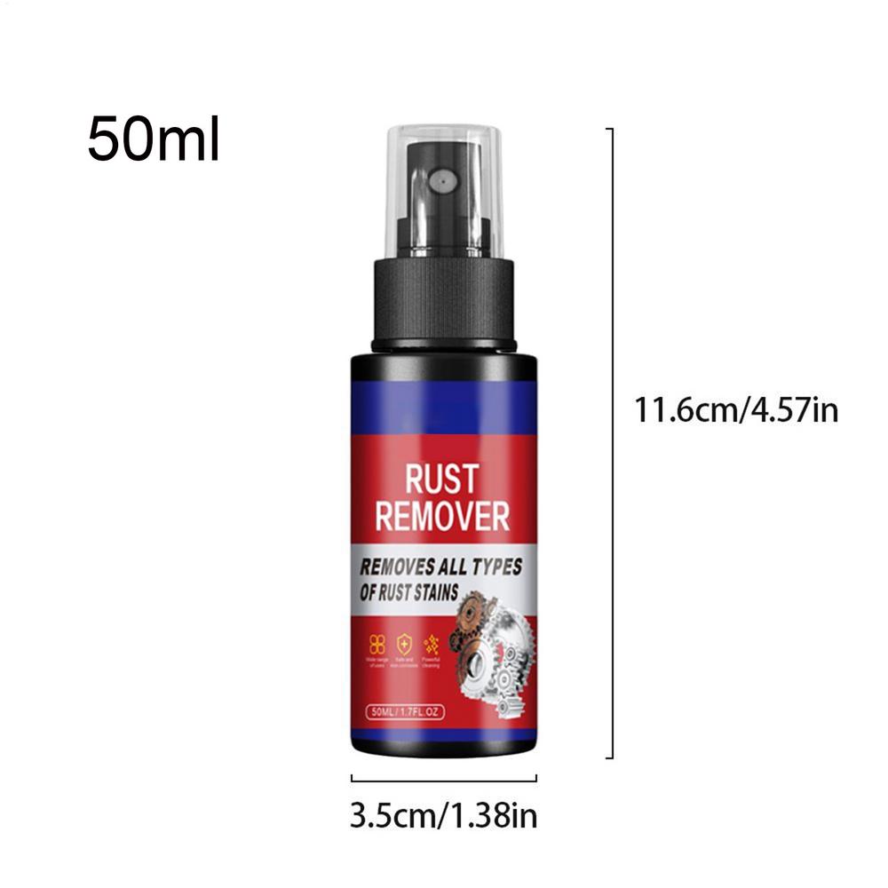 

50ML Car Rust Remover Antirust Lubricant Car Detailing Spray Heavy Duty Auto Wheel Polishing Cleaner Maintenance Multifunctional