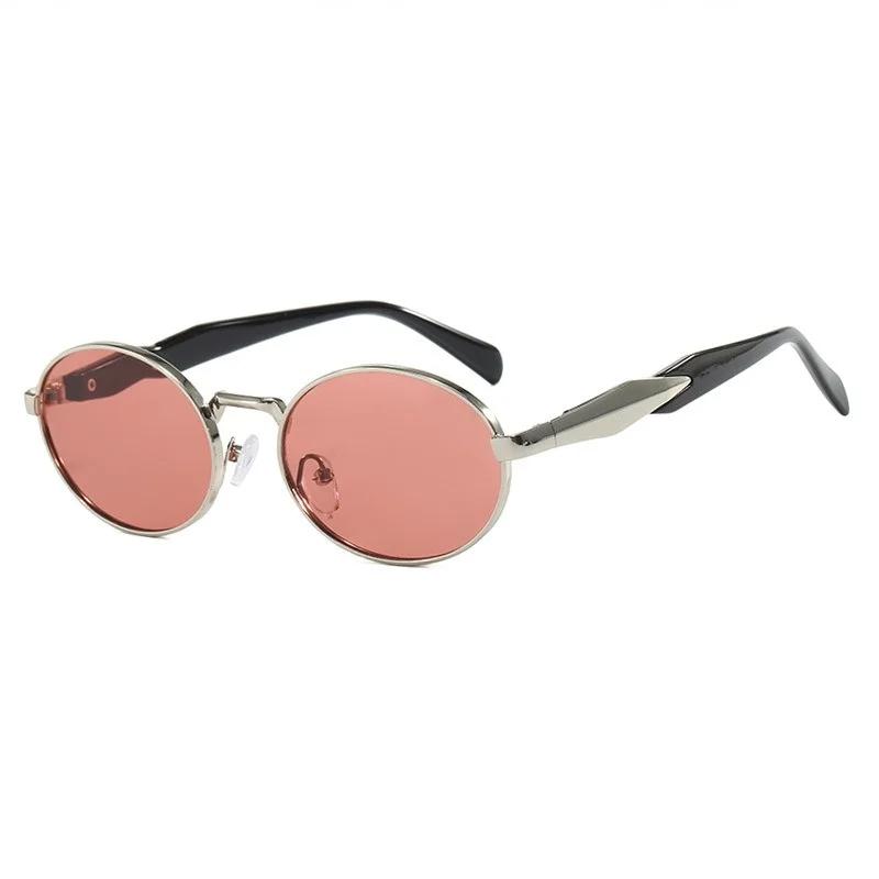 

Vintage Round Metal Sunglasses Female Eyeglasses Latest Stylish Leopard Sun Eyeglasses Trendy Brand Design Eyewear Women Men UV400 with pouch and cloth
