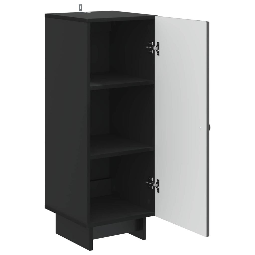 Sideboard Black 33 x 34.5 x 90 cm Particle Board