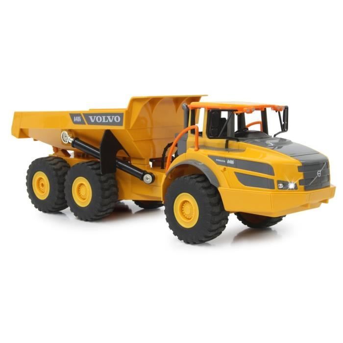 Camion à benne - VOLVO - A40 G - Radiocommandé - 1:20 - Extérieur - Jaune