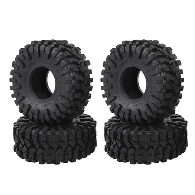 4PCS 1.9in RC Tires Rubber Shock Absorption Slip Resistance Wheel Tyre for 110 Remote Control