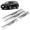 4Pcs Car Door Sill Scuff Molding Cover Trims Protector Fits for Harrier Venza XU80 2020 2021
