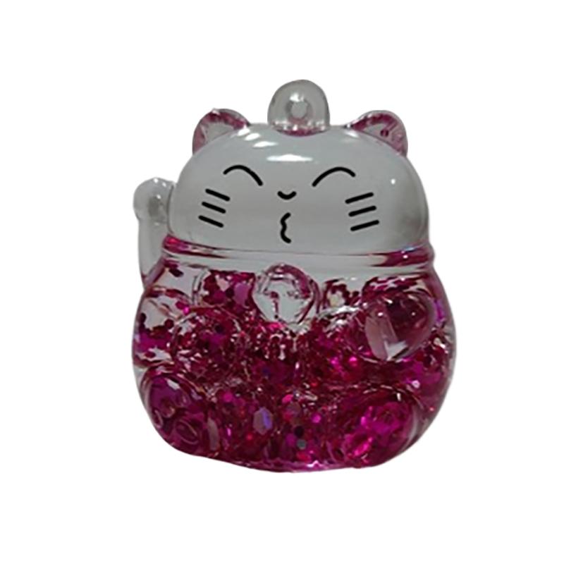 1Pcs Mini Resin Cartoon Cat Miniature Figures 3D Luminous Little Ornament Micro Landscape Diy Dollhouse Garden Decoration Craft