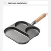Cast Iron 3-in-1 Breakfast Frying Pan
