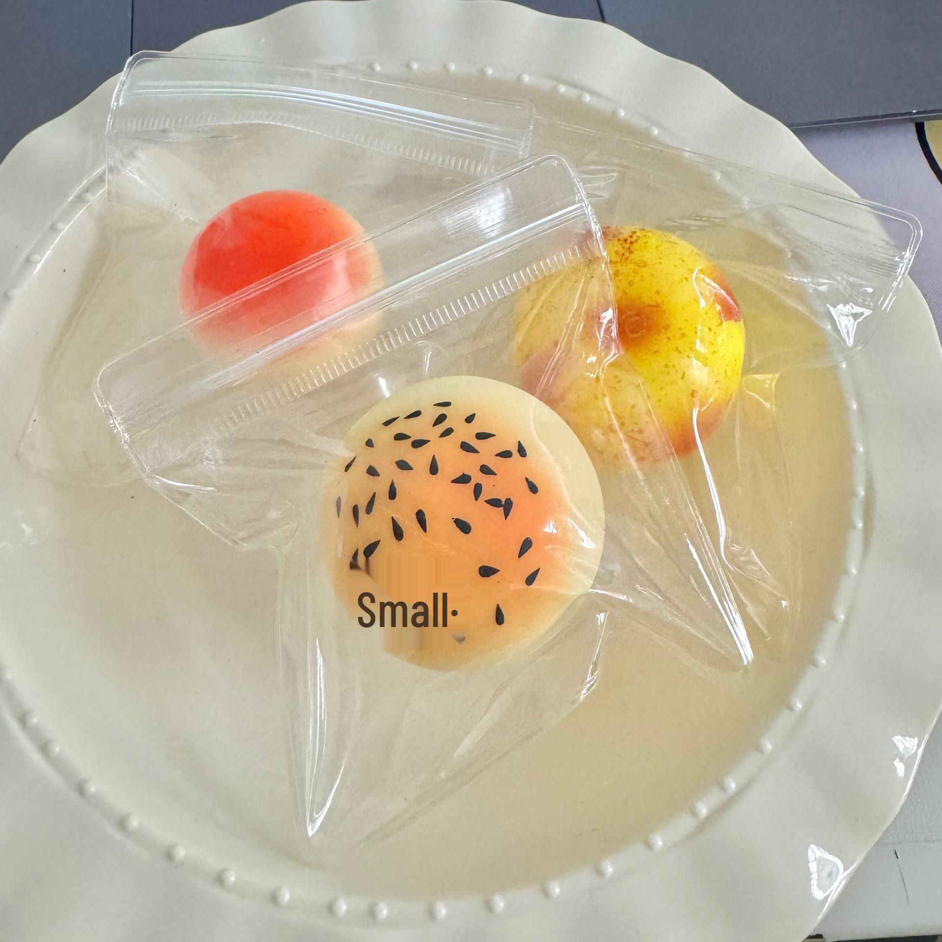 Fluid Yolk Pastry Squeeze Toy - Slow Rebound Simulation Food Decompression Toy