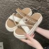 French Beautiful Fashion Cool Slippers 2025 Summer New Wear Comfortable Dual-purpose Beach with Skirt Cool Slippers Women