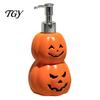 Creative Gift for Housewarming Grimace Pumpkin Soap Dispenser Bottle, Halloween Lotion Pump Party Table Decor Refillable Container Liquid And
