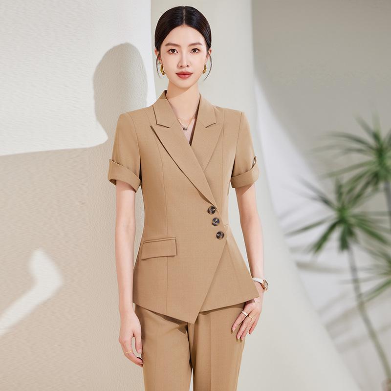 Goddess Style Professional Women's High-End Suit Skirt Set - Elegant Workwear for Mature Women
