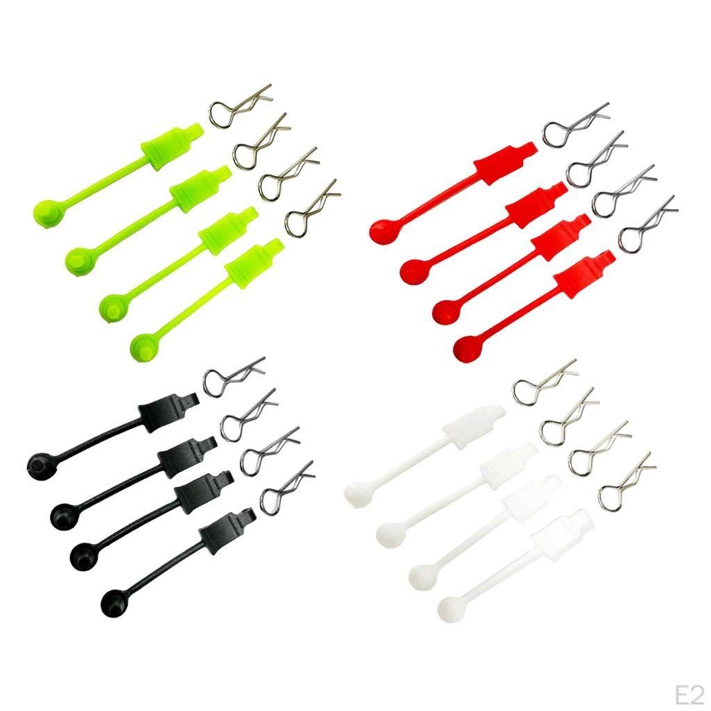 4Pcs RC Body Pins for 1/10 Buggy Car DIY Accessories