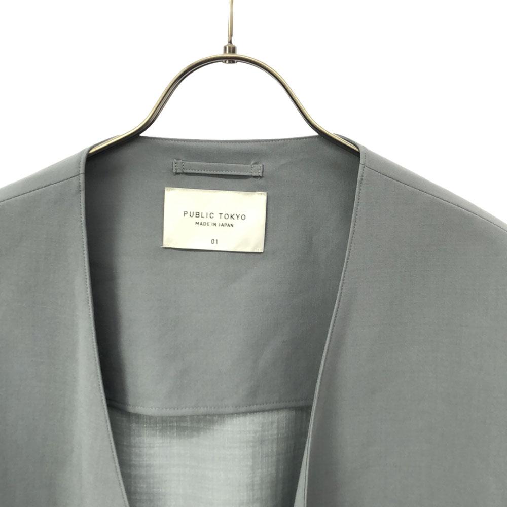 PUBLIC TOKYO Made In Japan No Color Jacket 1 Blue Gray Men's Used