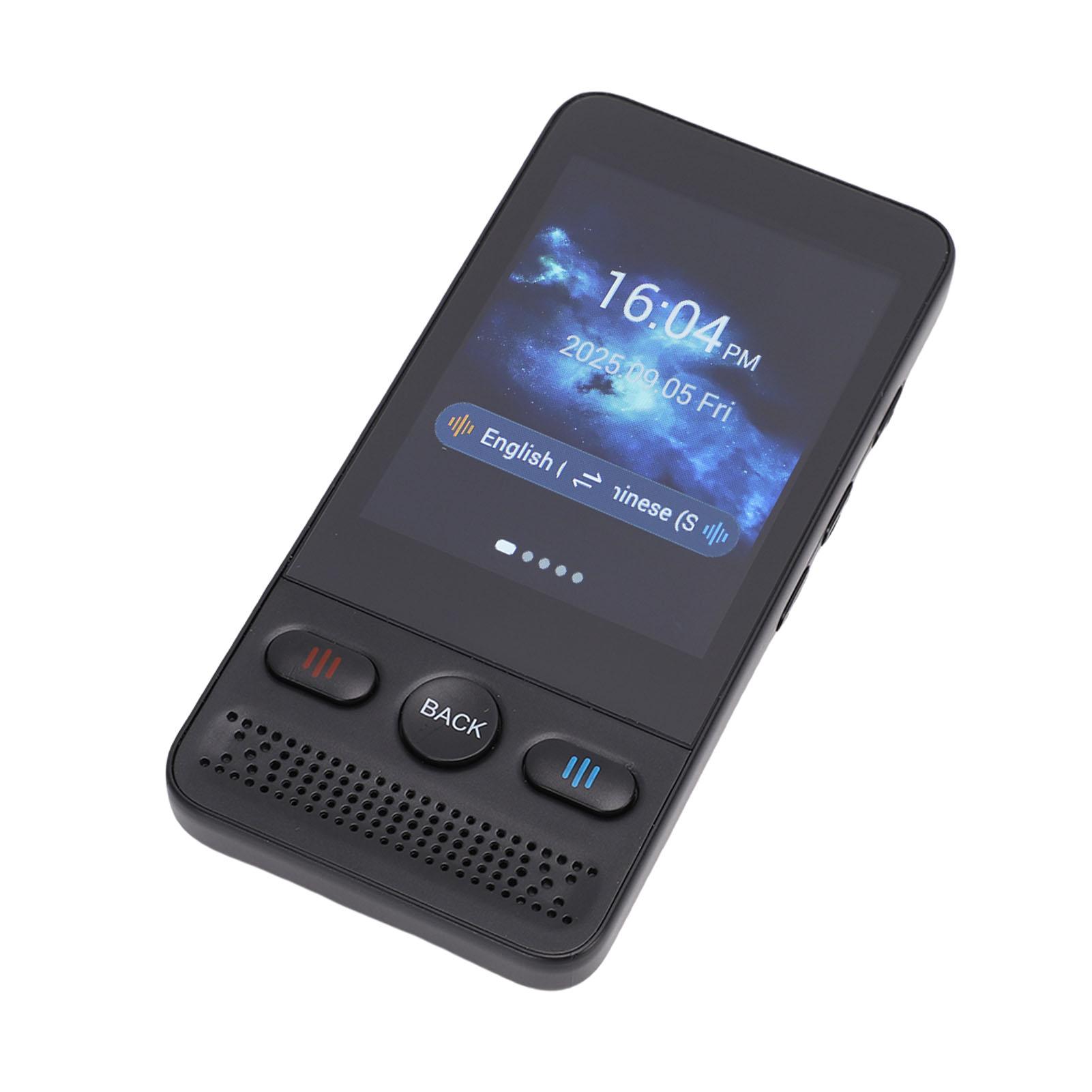 

Voice Translator Device 2.8 Inch Screen Support Recording Photo Translation Online Offline WiFi Translator for Business Learning Travel