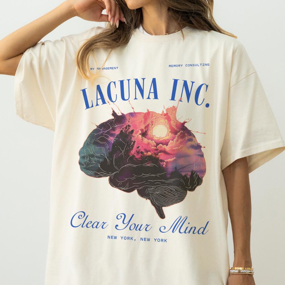 Lacuna Inc Sunshine Graphic Tee  Eternal Movie Shirt Oversized T Shirt Women Clothes
