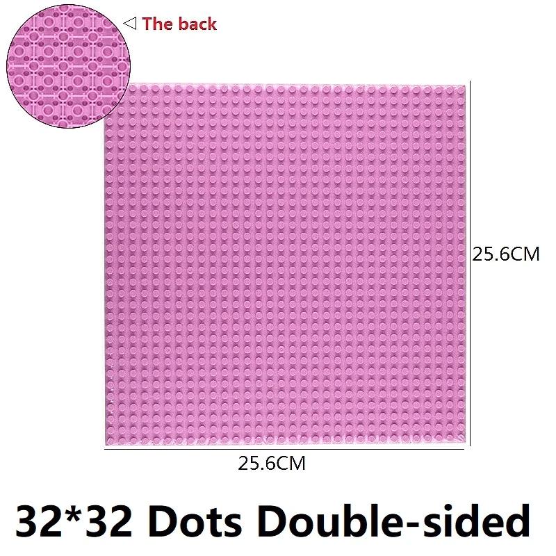 32x32 32x16 Dots Classic Building Blocks Base Plate MOC DIY Plastic Colorful Classic Brick Compatible for City Figures Kids Toy