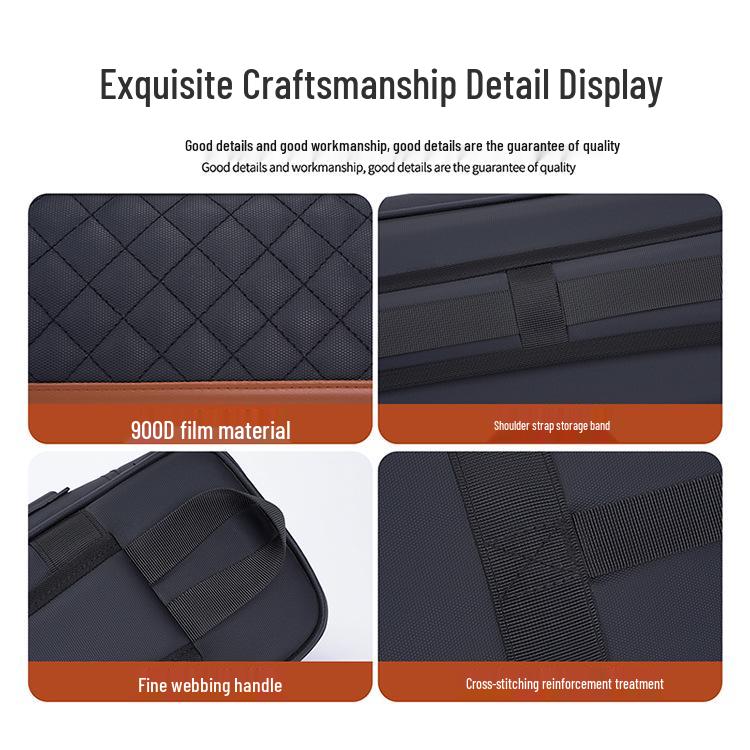 Waterproof 7-Hole Large Capacity Billiard Cue Bag with Logo Print