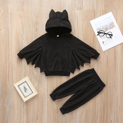 Baby Long Sleeve Halloween Cosplay  Sleeve Sweater Jacket + Cartoon Ear Hat