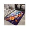 Luxury Crystal Velvet Floor Mat Bathroom Bathroom Door Moisture-wicking Foot Mat Home Non-slip 3d Three-dimensional Floor Mat