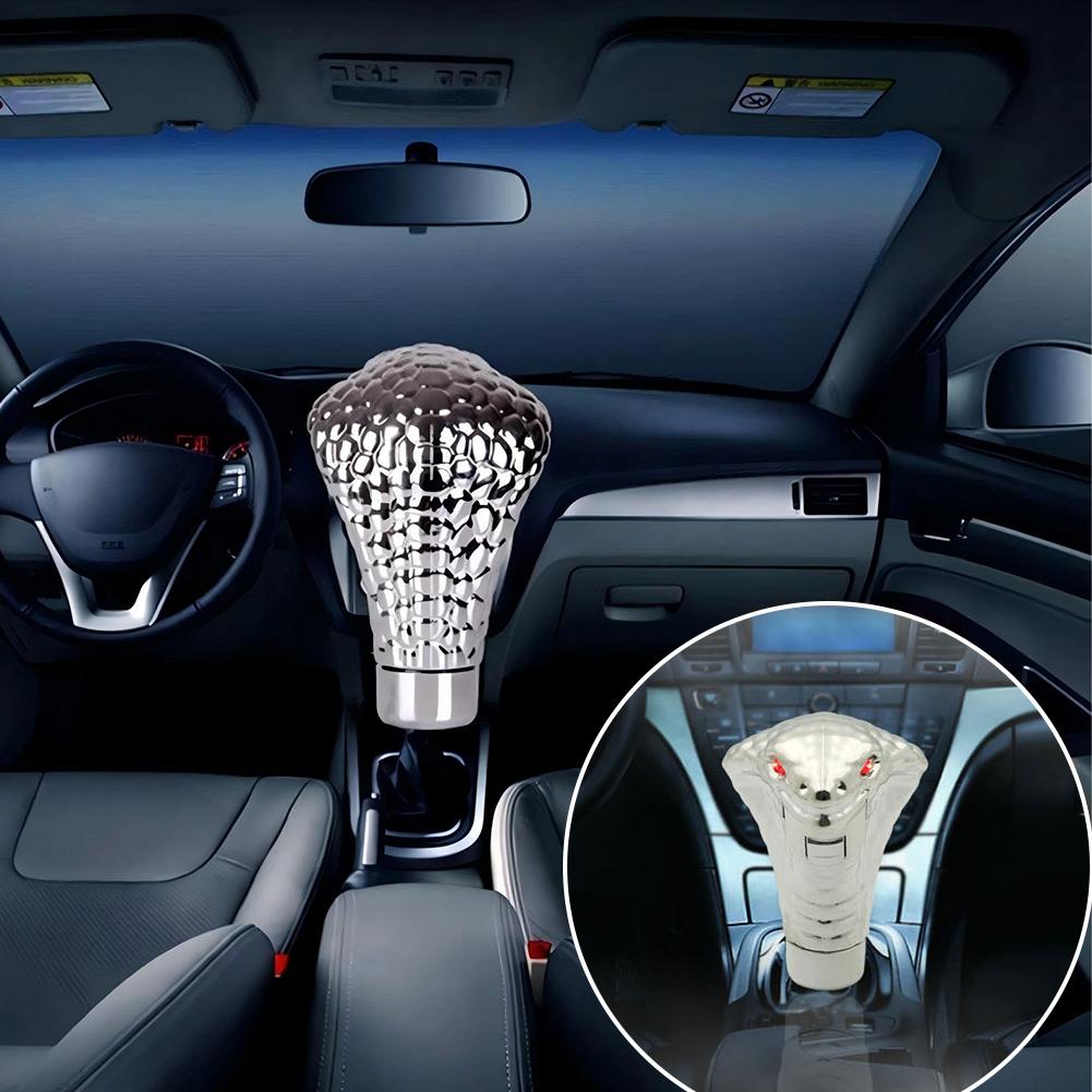 Snake Head Car Modified Gear Knob Lever Handball Multicolor LED Light for Toyota for Hyundai {62}} for {9}} for Etc K2K4