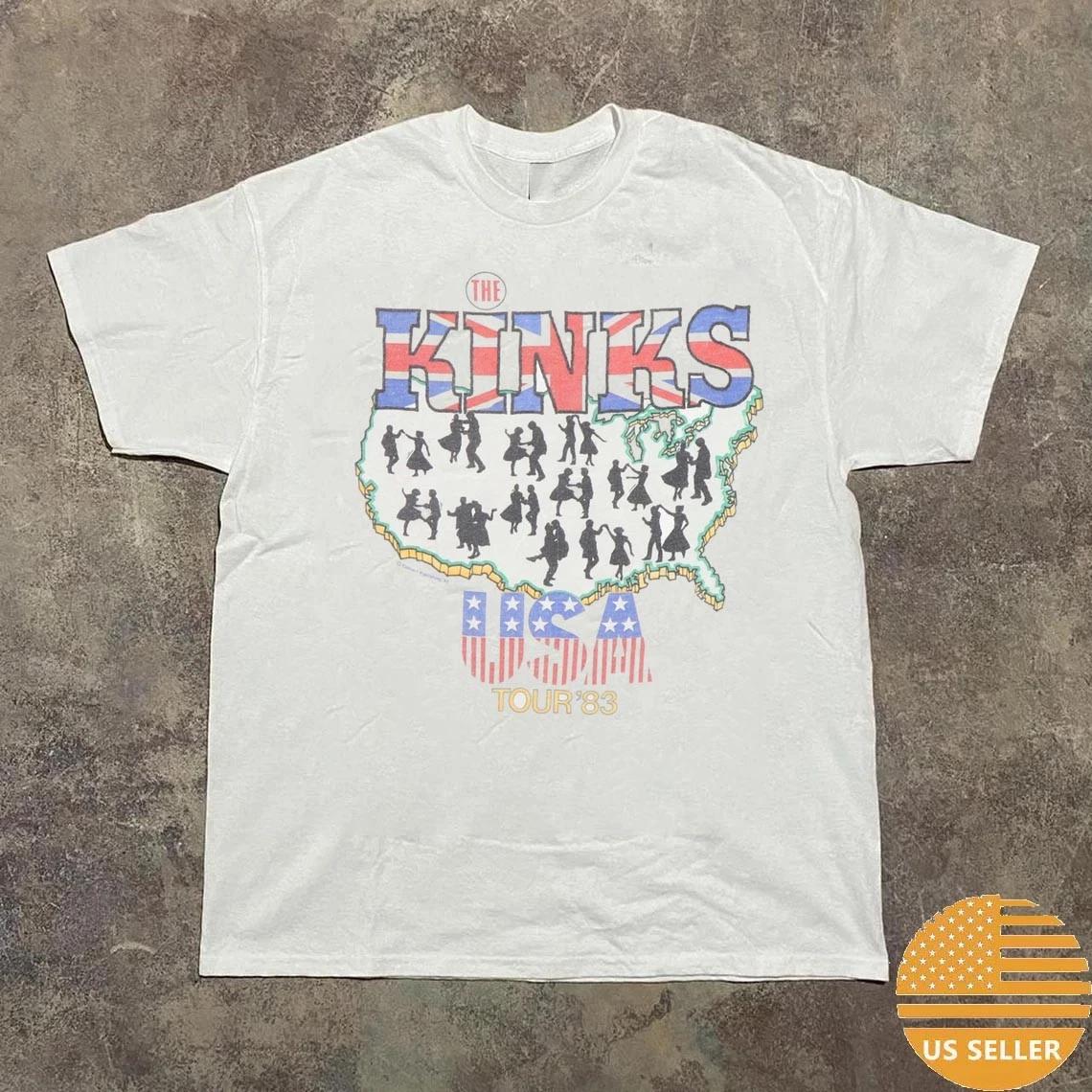 Vintage 1983 The Kink State Of Confusion Tour Shirt Unisex S-5XL XL