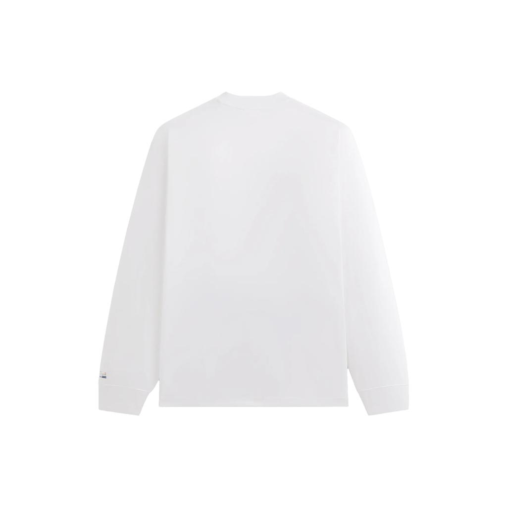 Kith X Columbia South2 West8 Terminal Tackle Soft Comfortable Skin-Friendly Long Sleeve T-Shirt Men Tops White KHM033488-101
