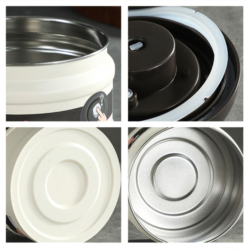 Vacuum Container for Food Preservation Modern Vacuum Seal Freshness Container Large Canister Home Organizations