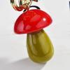 Unique Cartoon Mushroom Pendant Keychain Handmade Keyring Trendy Bag Ornament for Fashion Enthusiasts and Students