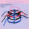 Handcrafted Evil Eye Bracelet With Adjustable Knot Popular Geometric Style Jewelry For Everyone