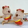 Funny Transformed Into Tang Monk Kapibala Doll Plush Toy Capybara Doll Children's Rag Doll Buddhist Gift