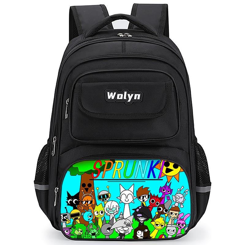 Rhythm Box Sprunki Gioco Zaino Anime Zaino Studente Zaino Scolastico Borsa Multifunzionale