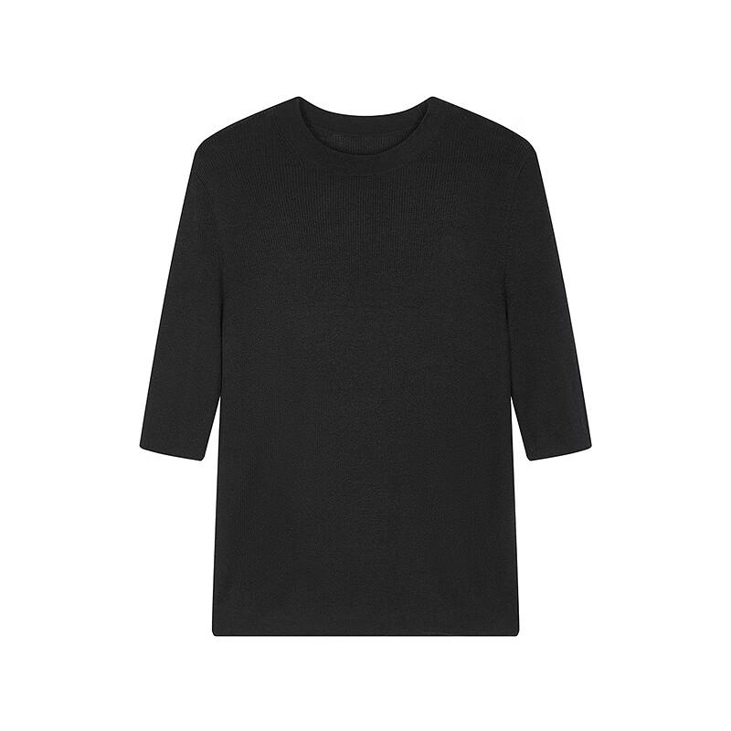 JNBY 2025 Autumn New Slim Fit Short Sleeve Knit Top