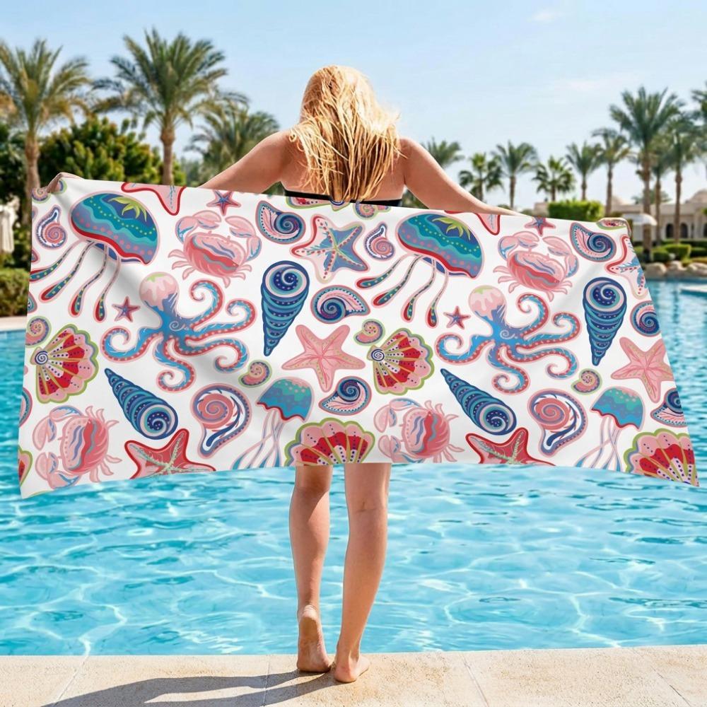 Absorbent Bath Towel Quick-drying Swimming Towel Swimming Supplies Beach Blanket Spa