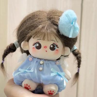 Bow Dress 10cm Cotton Doll Clothes Love Hairclip with Wing Doll Clothes Outfit Suit Creative Doll Dress Up Set Children's Gift