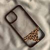 Funny Leopard Prints Panties Clear Phone Case for IPhone 16 15 13 14 12 17 Pro Max 16E INS Creative Y2K Shockproof Back Cover
