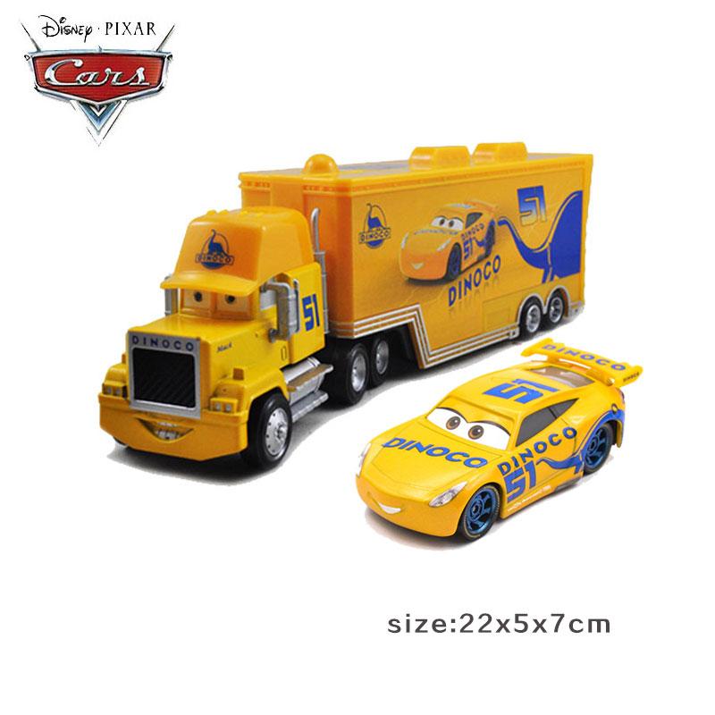 1:55 Disney Pixar Carros 3 Relâmpago McQueen Black storm Jackson Cruz Tio Mack Caminhão Série Carros de Liga Leve Brinquedos brinquedo de menino presente para criança