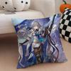 BBronya Star Rail Game Character Cushion Cover Throw Pillow Cover Hidden Button Durable Polyester Chair Cushion