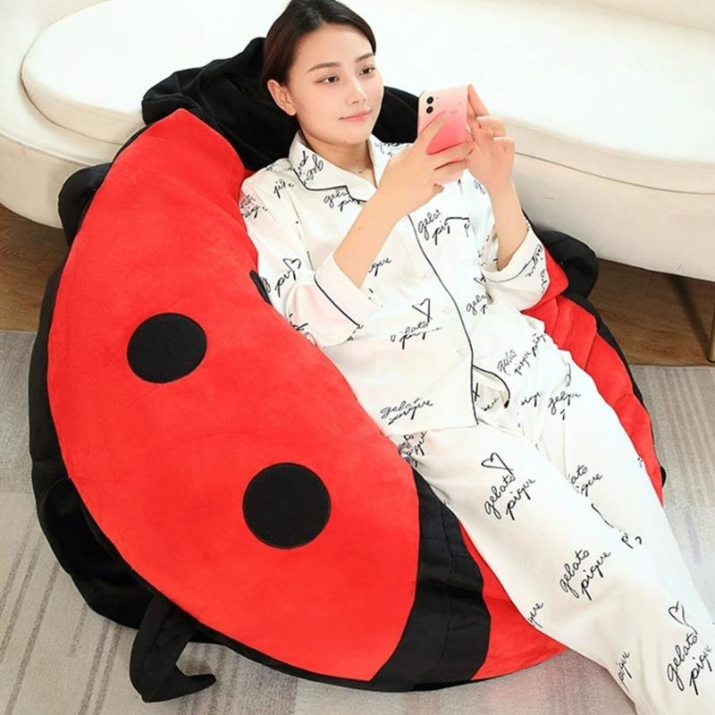 Soft Plush Ladybird Costume for Children with Sensitive Skin Breathable Fabric Comfortable for Extended Wear At Parties