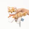 Bow Standing Adorable Cat Plush Toy For Children Birthday Present And Collection