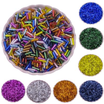 1000 pz 200 pz 2*7mm ceco cilindrico tubo di vetro perline sparse fai da te per la creazione di gioielli