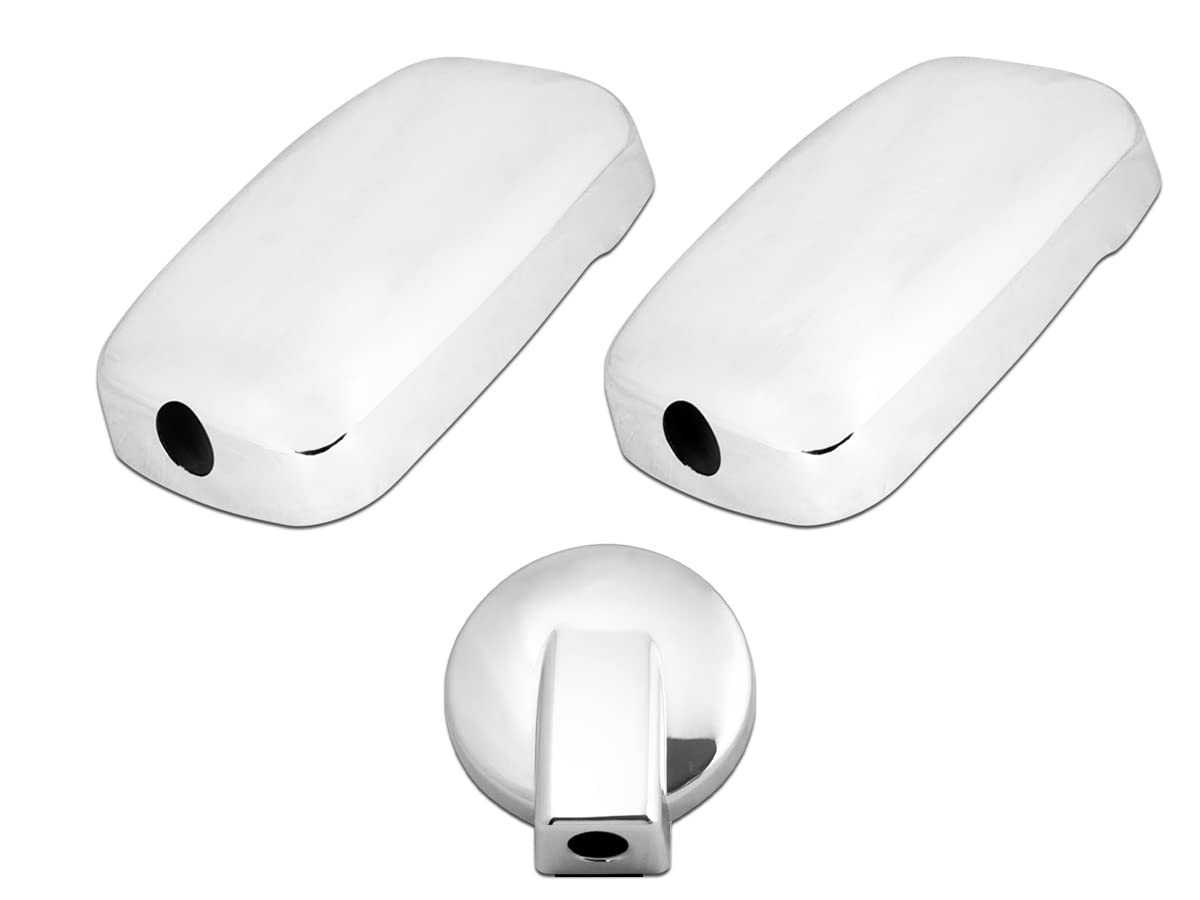 

Chrome Mirror 140mm Compatible TRISTAR S [Isuzu Elf] Covers, 3-Piece Set, Diameter,