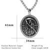 Xiweier Retro Halloween Skull Pendant Necklace - Unisex Unique Design