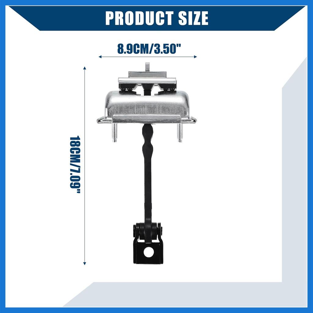 No.BK3Z6123500D Front Left or Right Door Check Strap Limiter Stopper for Ford E-Transit Transit-150 Transit-250 2015-2022 / Driver Passenger Door