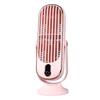 Wentylator Wieżowy Stołowy Przenośny Wtyk USB 5 Biegów Cichy Silnik Bezszczotkowy Wentylator Wieżowy do Samochodu Domu Różowy