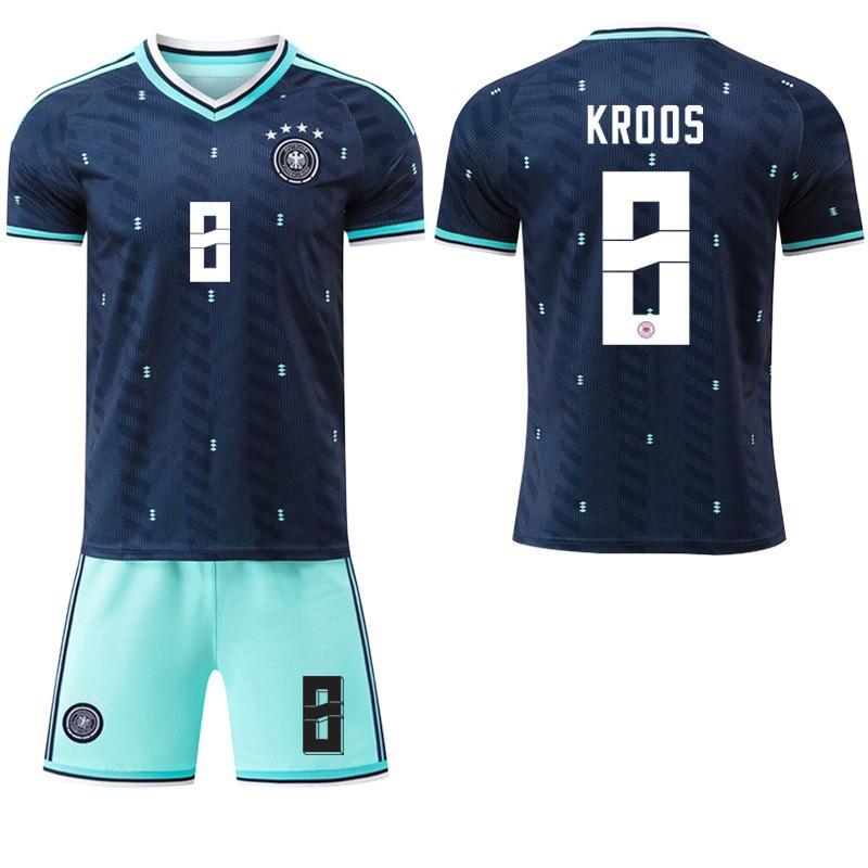 2627 Allemagne Extérieur Coupe du Monde N°. 8 Cross Jersey 7 Hafertz 10 Musiara Combinaison Uniforme de Football Homme